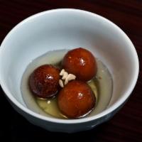 Gulab Jamun · Condensed milk & homemade cheese balls deep fried in butter with syrup.