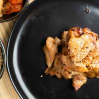 Chicken Bulgogi · Chicken thigh marinated in a sweet Korean BBQ sauce.