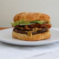 Bacon Cheese Burger · Lettuce, tomato, onion, bacon and our 