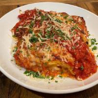 Lasagna · House-made with ground beef and Italian sausage.