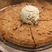 Cookie · Choice of chocolate chip or snickerdoodle cookie, served with vanilla ice cream.