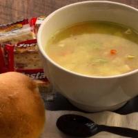 Chicken Noodle · Served SATURDAY only. Includes a fresh roll.