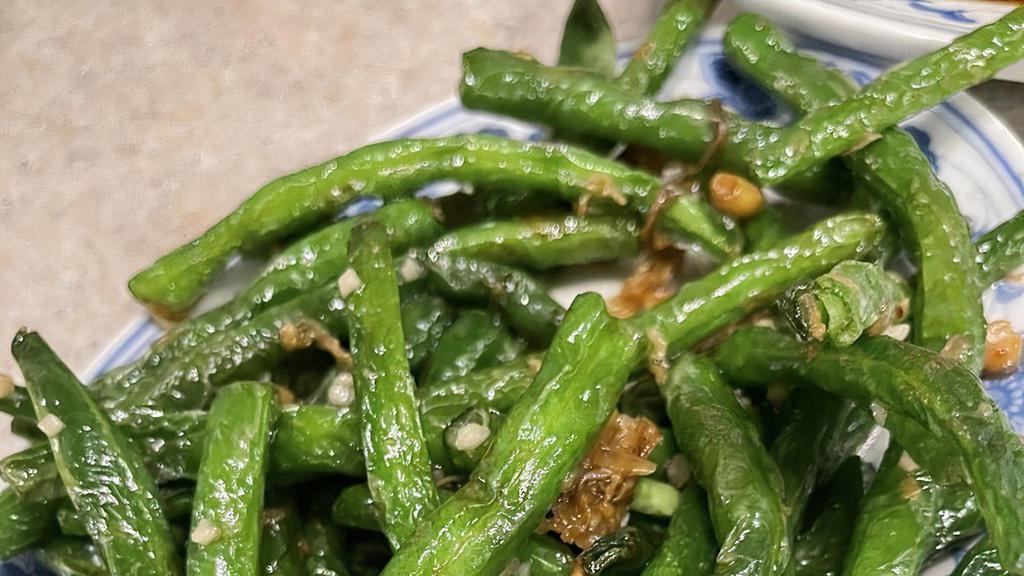 Sauteed Green Bean (Gf) · Vegetarian. Gluten free.