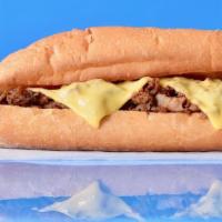 Fatties Steak Sandwich · 8” Philly steak sandwich loaded with grilled steak and onions on a toasted hoagie roll