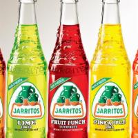 Jarritos · Mexican soda comes in a variety of fruit flavors: Mandarin, Pineapple, Lime, Tamarind, and F...