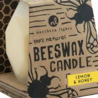 Lemon/Honey Candle · This bee-utiful hand-poured candle features natural beeswax from natural worker bees doing n...
