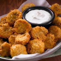 Fried Mshrooms · Served with ranch.