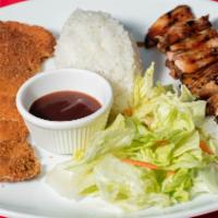 Chicken & Chicken Katsu · Our most popular combo menu. Comes with katsu dipping sauce.
