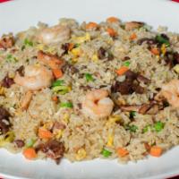 House Special · Delicious fried rice with chicken, beef, pork, and prawn.