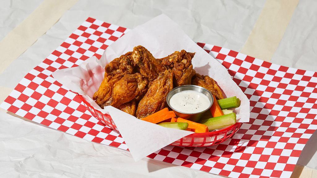 Chicken Wings · With your choice of sauce.