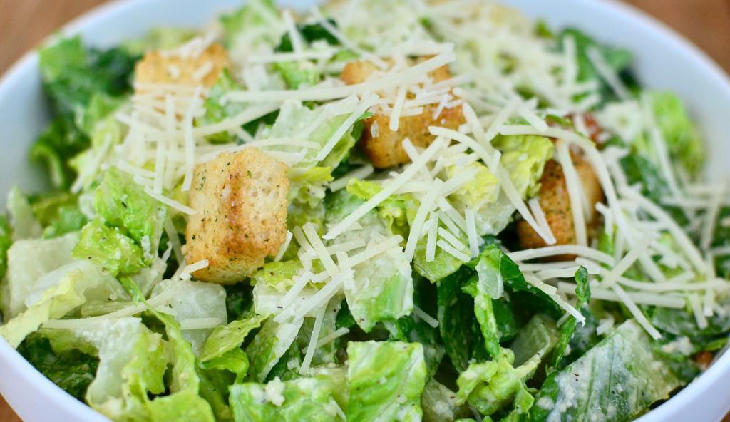 Entrée Caesar Salad · Romaine, Croutons, Caesar Dressing, Parmesan Cheese.