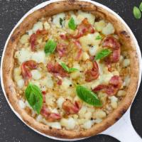 Baconize Pepperoni Pizza · Authentic Neapolitan-style pizza topped with San Marzano tomato sauce, a blend of italian ch...