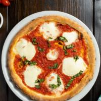 Vegan Margie'S Margherita Club · Dive into our classic homemade vegan margherita pie. This Take a bite of our vegan margherit...