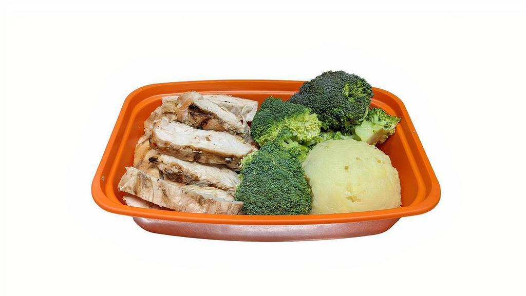 Chicken Breast Meal · Pick a Flavor of Chicken Breast, Protein Amount, Carb, & Veggie. Add Extras or Side Sauces