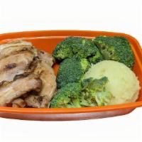 Chicken Thigh Meal · Pick a Flavor of Chicken Thigh, Protein Amount, Carb and Veggie. Add Extras or Side Sauces