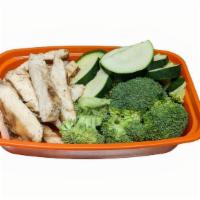 Chicken Breast Meal / Double Veggies · Pick a Flavor of Chicken Breast, Protein Amount, & 2 Cup of Veggies. Add Extras or Side Sauc...