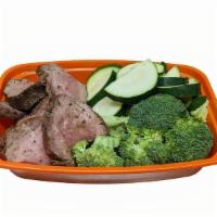 Grilled Tri Tip Steak Meal / Double Veggies · Pick a Flavor of Tri tip Steak, Protein Amount, & 2 Cups of Veggies. Add Extras or Side Sauc...