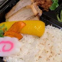 [Bento (H) Curry & Rice] · [NEW] Santouka Bento Box comes with house-made curry & rice, karaage, edamame and Ajitama.