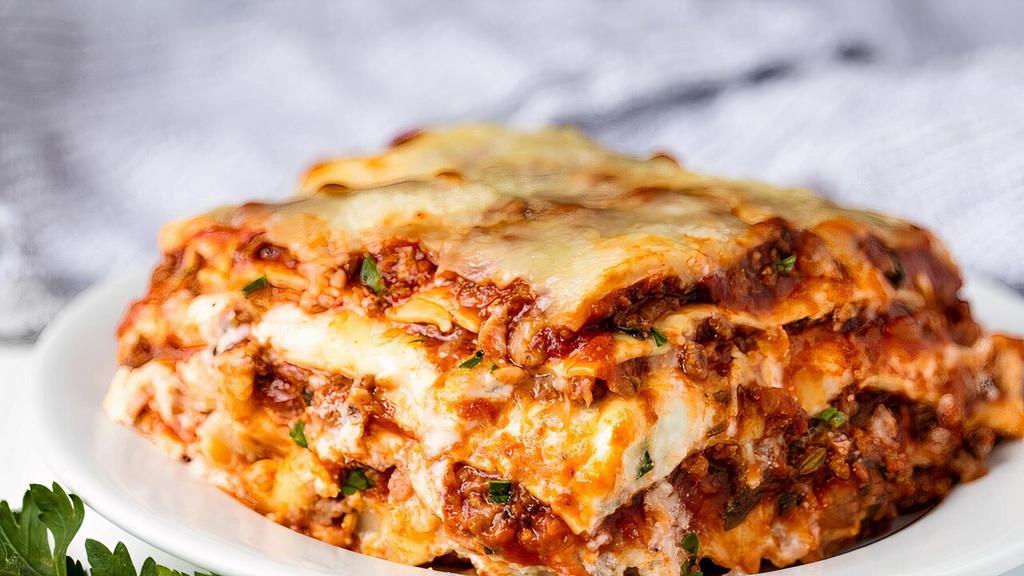Italian Lasagna · Homemade Lasagna (single serving) made with the original Italian recipe