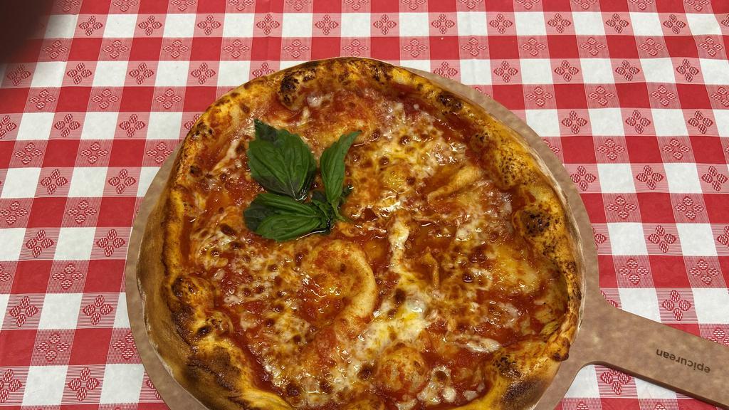 Pizza Margherita · With Tomato Sauce, Mozzarella and Basil