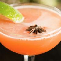 Passion-Fruit Daiquiri · Doctor Bird Jamaican Rum, Lime, Angostura Bitters, Passion-fruit. Chill and serve up or over...