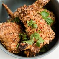 Drunken Wings (Small) · 3 wings tossed in sweet soy, fried garlic and shallots.