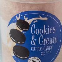Cookies & Cream Cotton Candy · This tasty flavor starts with a layer of chocolate, then a layer of vanilla, topped off with...