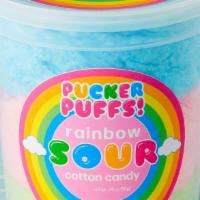 Pucker Puffs Sour Rainbow Cotton Candy · 