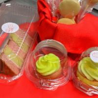 Lemon~Licious · The Lemon~licious Dessert Box includes 5 lemon-flavored items. May contain a mix of Cupcakes...
