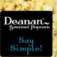 Deanan'S Say Simple Popcorn · Vegan friendly! Just 3 simple ingredients: air popped popcorn, coconut oil, and salt