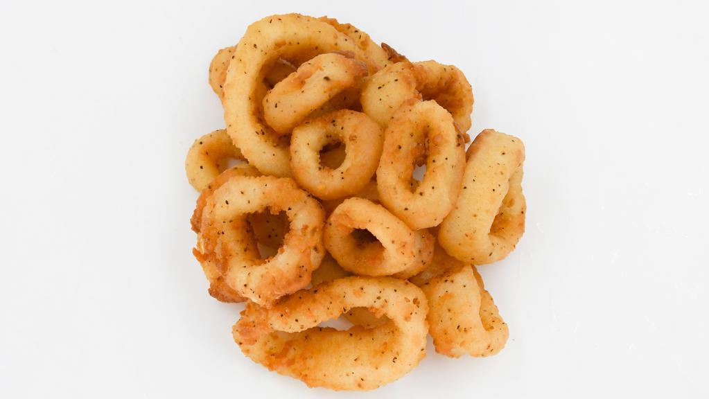Fried Calamari · Contains gluten.