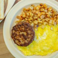 Classic Breakfast · Your choice of bacon, sausage or ham with two eggs, home fries and toast.