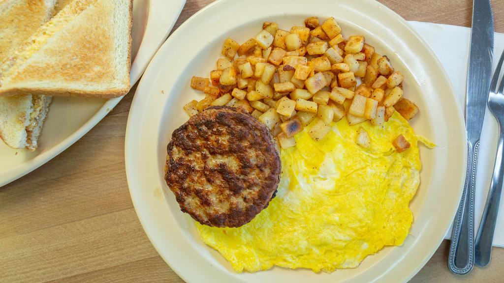 Classic Breakfast · Your choice of bacon, sausage or ham with two eggs, home fries and toast.