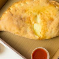 Cheese Calzone · Filled with all the yummy cheese