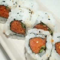 * Spicy Tuna Roll · Hot. Spicy Tuna, Cucumber.

These foods are served undercooked or raw. Consuming raw or unde...