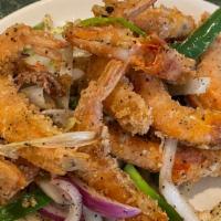 Salt & Pepper With Shrimps With Shell · 椒盐带壳虾