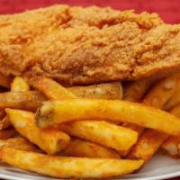 Fried Catfish And Fries · 