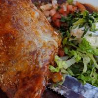 Asada Burrito · Grilled Harris Ranch all natural steak, large flour tortilla, refried beans, rice, pico de g...