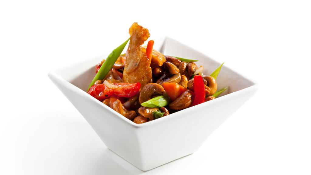 Vegan Stir Fry Cashew Nut · Vegan stir fry with cashew nuts and your choice of tofu or mix vegetables.