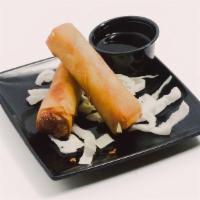 Egg Roll · Deep fried Japanese style vegetable egg roll 2 pc with sweet tempura sauce.