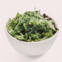 Seaweed Salad · Seaweed salad, and spring mix.