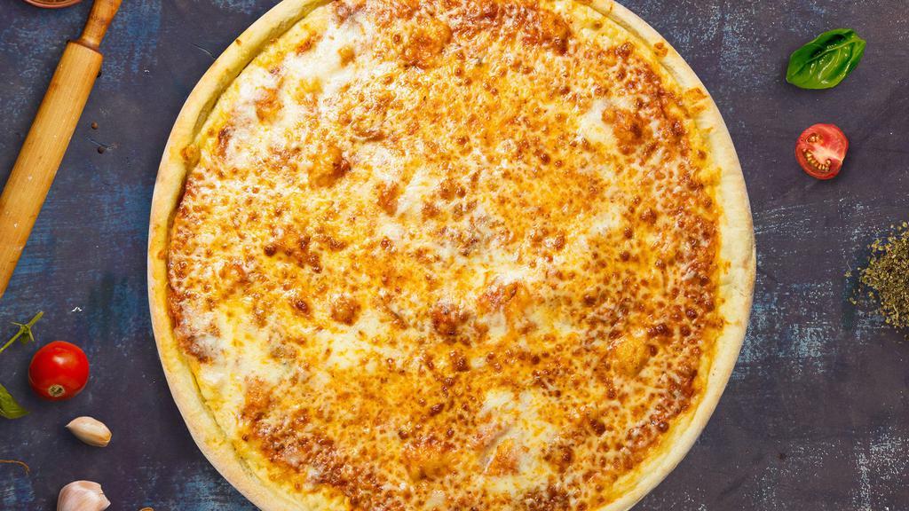 The Busy Cheese Pizza  · Fresh tomato sauce, shredded mozzarella and extra-virgin olive oil baked on a hand-tossed dough. Personal size.