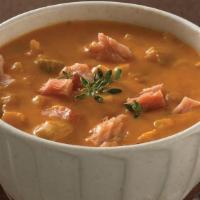 Alaskan Smoked Salmon Chowder · Wild Alaska smoked salmon pieces in a slightly spicy chowder