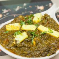 Palak Masala Lunch · Gluten-free. Saag. Cream of spinach simmered with onions and spices. All spices are American...