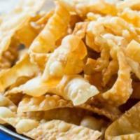 Fried Wonton Chips · Crispy fried wonton chips.
