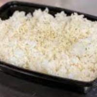 Side White Rice · Steamed white rice.