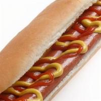 Footlong... · We split a 1/3 lb hot dog and cook it right on the grill.  Served with a toasted bun and you...