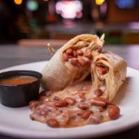 Big Burro Burritos · The OG bean and cheese burrito-refried beans, a Mexican blend of cheeses.