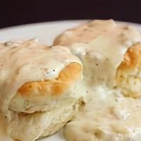 Biscuits And Gravy · your choice of country sausage gravy or country veggie gravy with two eggs and sausage or ba...
