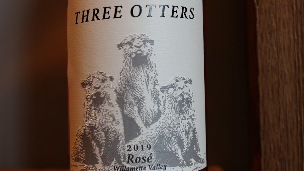 2019 Three Otters Rosé · 100% stainless steel rosé with a mix of skin contact pinot gris and pinot noir. Dry and delicious.